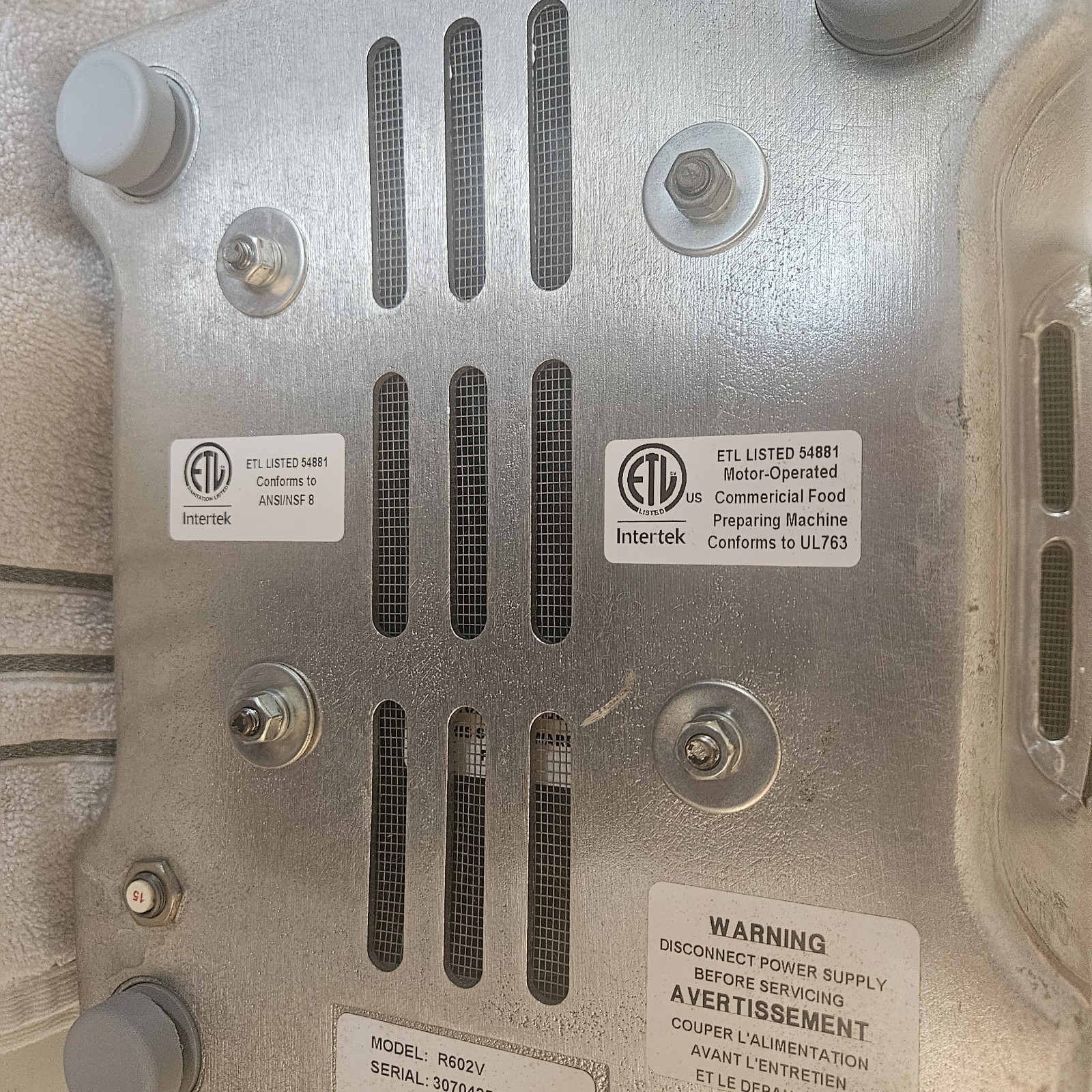 ROBOT COUPE R602V W/ NEW BOWL NT ROBOT COUPE CL5 R702 HOBART FP250 FP350 FP450