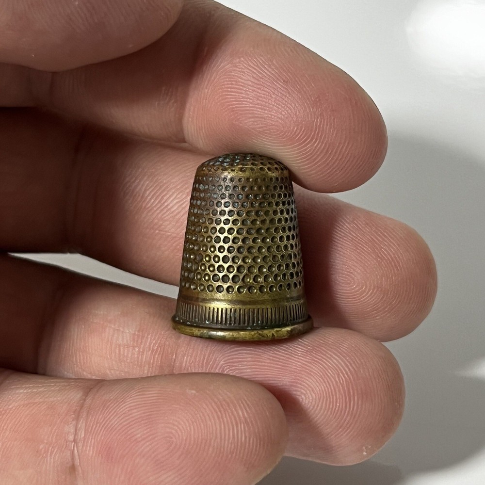 Vintage Brass Thimble