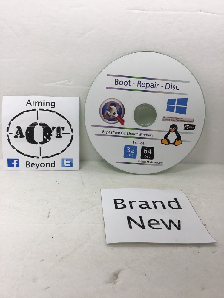 LINUX BOOT REPAIR DISK LIVE RESCUE DVD 2020 + FIX WINDOWS / MAC / LINUX HARDRIVE