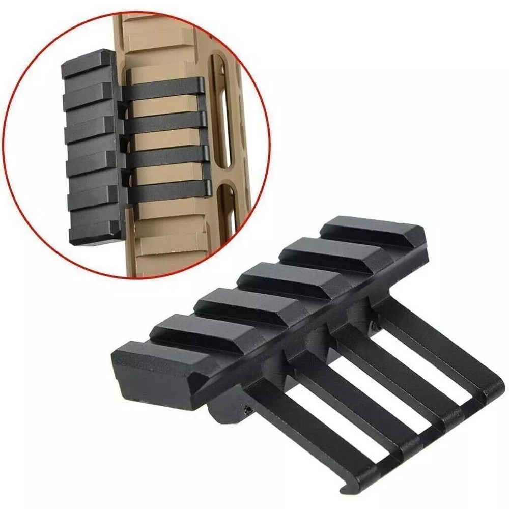 45 Degree Offset Picatinny Rail Mount for Backup Sights
