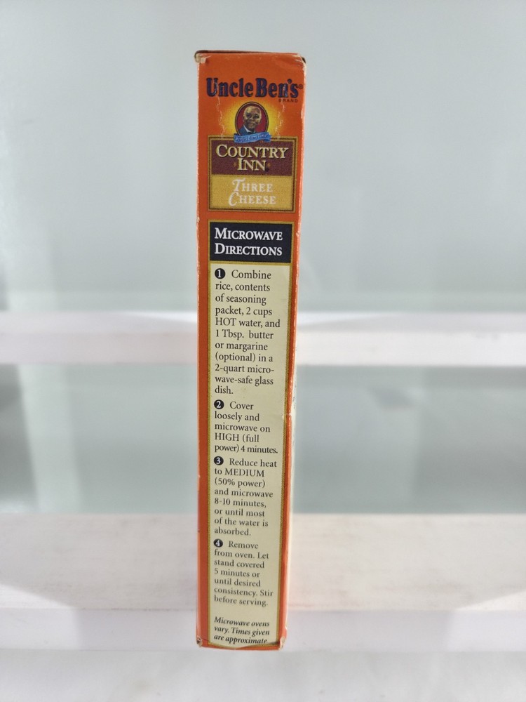 Uncle Ben’s Discontinued Logo Three Cheese