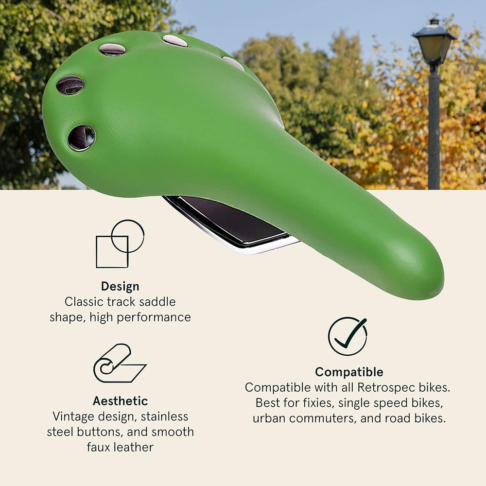Bicycles 6 Button Track/Velo Saddle