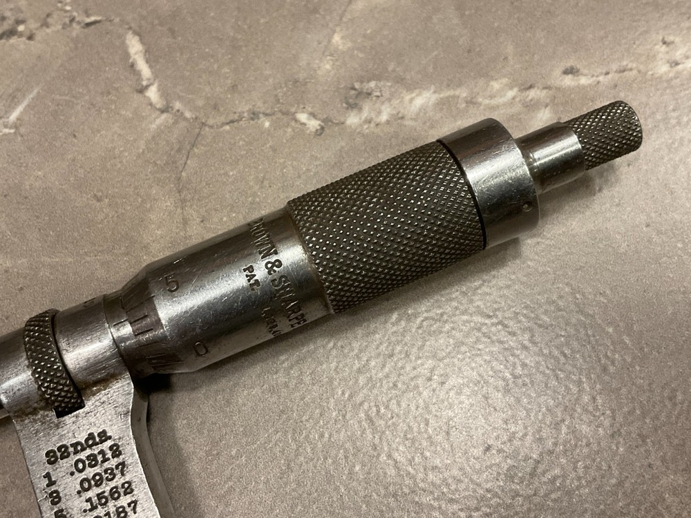 Brown & Sharpe No.48 Outside Micrometer 1-2"