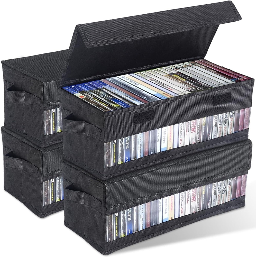 Durable CD Organizers - 32 Full Jewel Cases