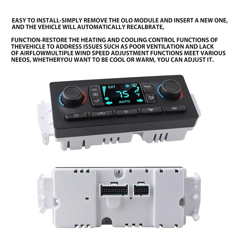 A/C Heater Climate Temperature Control Module for Chevy Silverado 1500/2500/3500