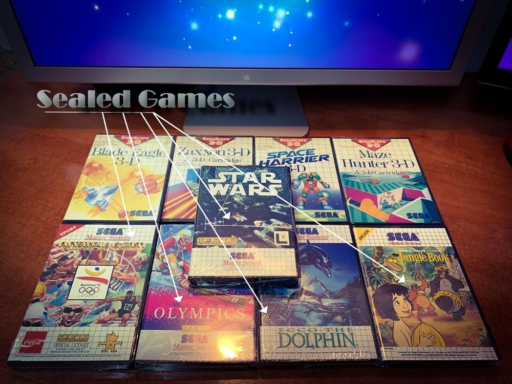 SEGA MASTER SYSTEM 💥RARE BUNDLE💥 Boxed Console & Games Accessories