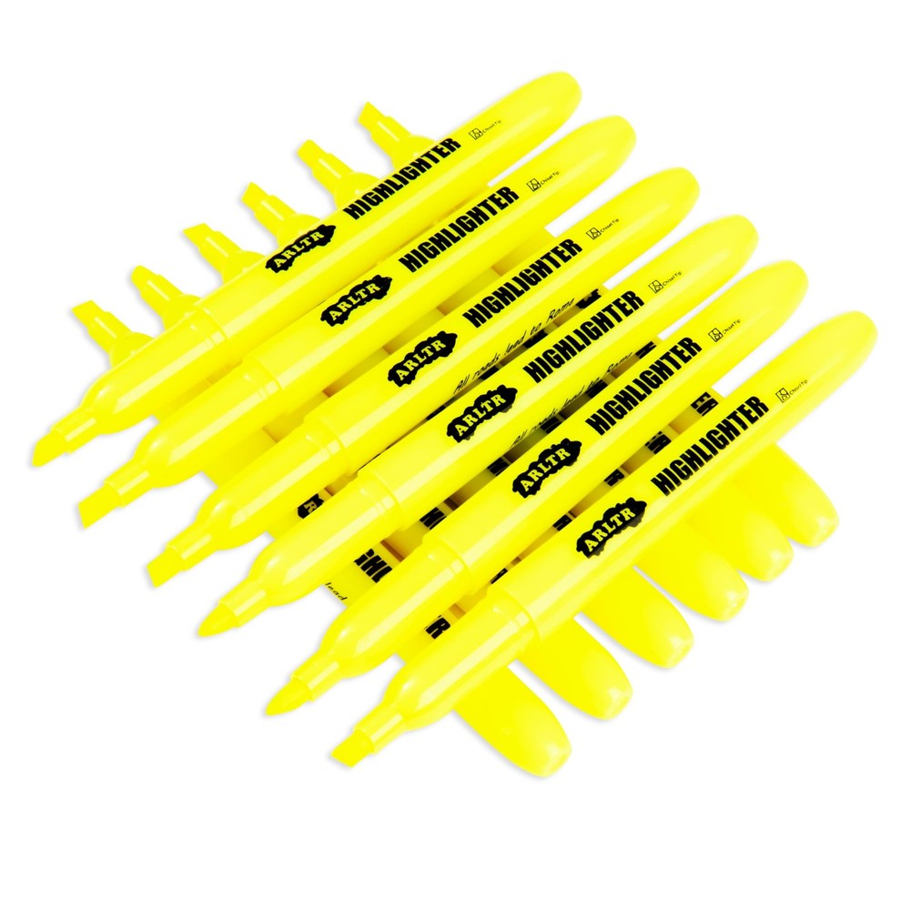 Yellow Highlighters, 96 Pack Highlighters Bright Colors, Chisel Tip