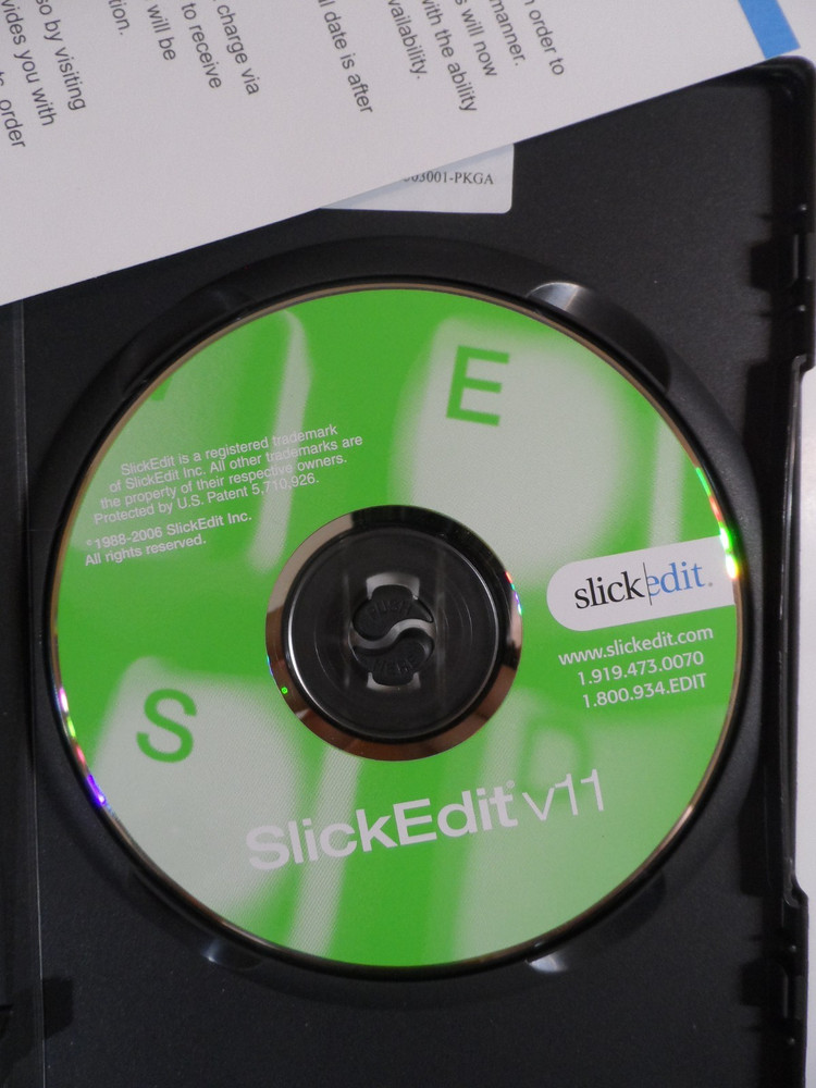 SlickEdit v11 Code Quick Think Slick + Product Key