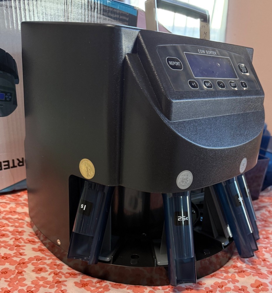 Electric Coin Sorter/Roller XD-9005A