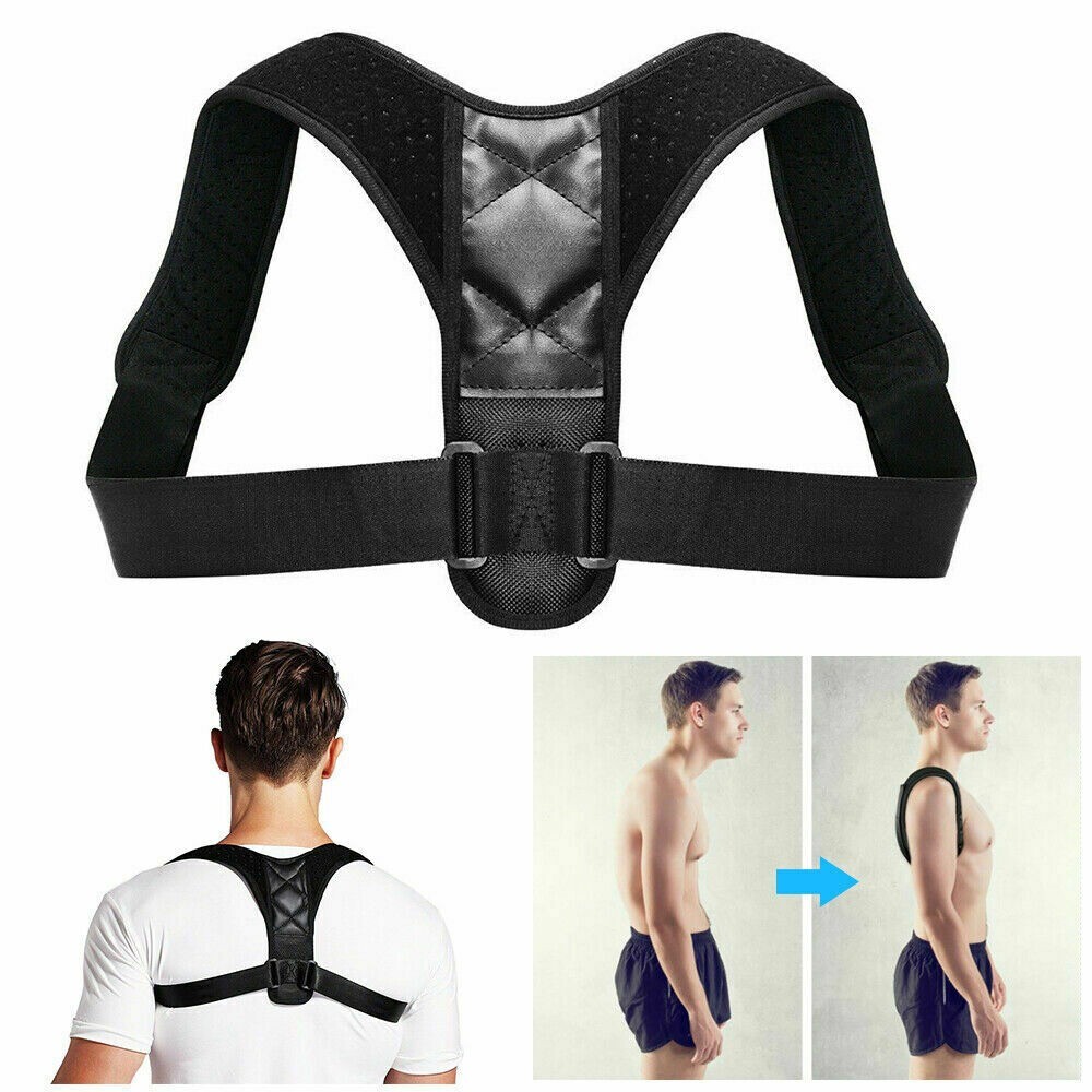 UNISEX POSTURE CORRECTOR ORTHOTICS SOFT BACK SUPPORT HUMPBACK COMFORTABLE HEALTH