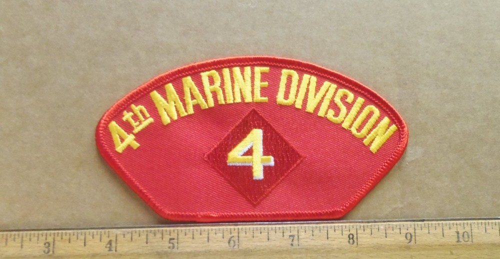 US Marine Corps - 4th Marine Division Embroidered Patch