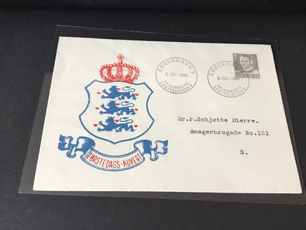 Denmark 1949 stamps coupon  Ref R32117