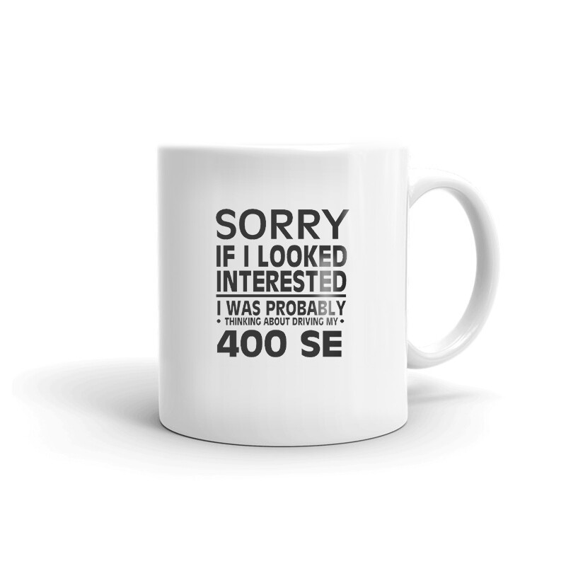 Thinking About Driving My 400 SE Coffee Tea Ceramic Mug Office Work Cup