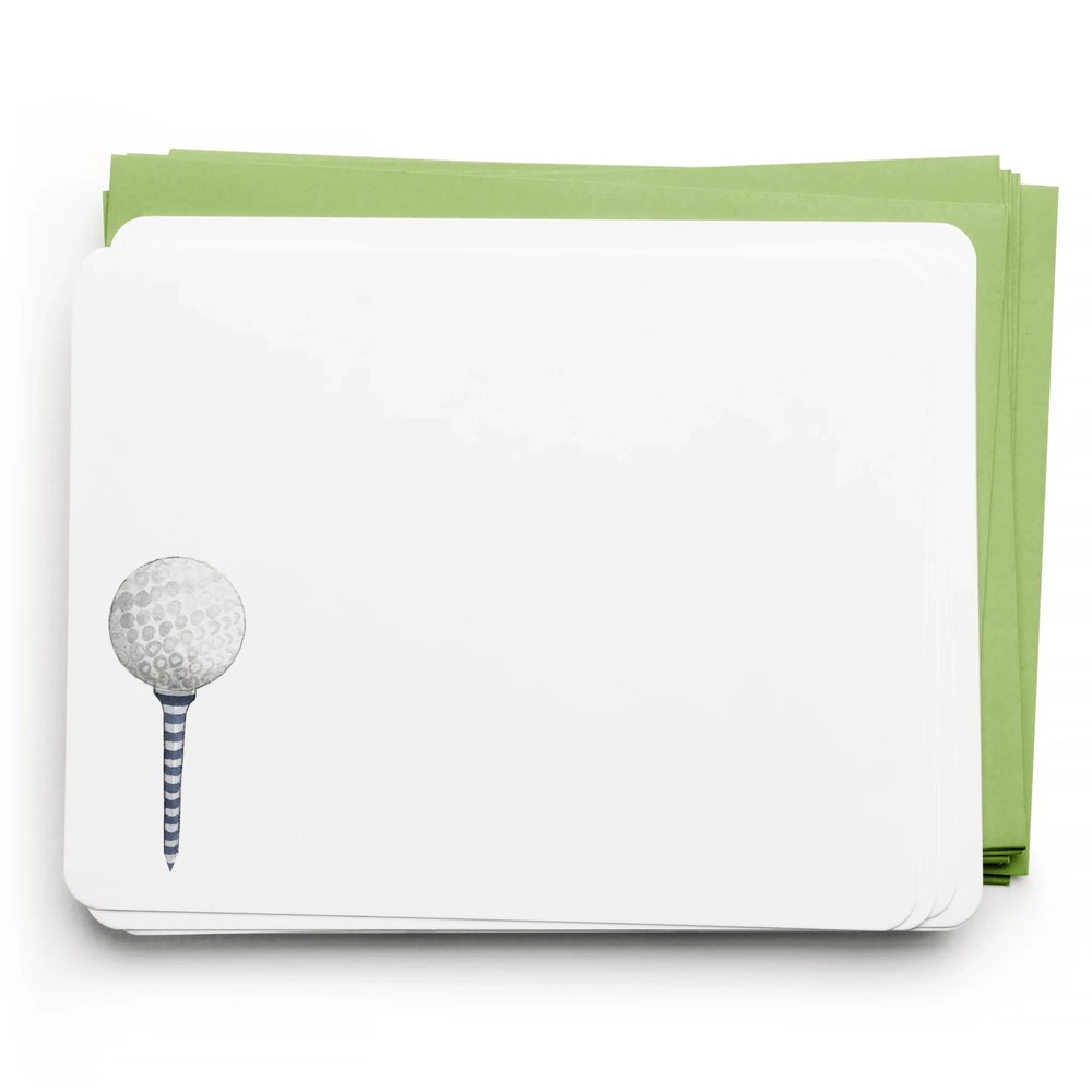 E. Frances - Golf Tee Flat Notes, Box of 8