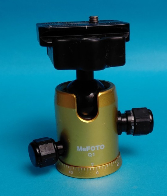 MeFOTO Q1 Ballhead Gold Never Used