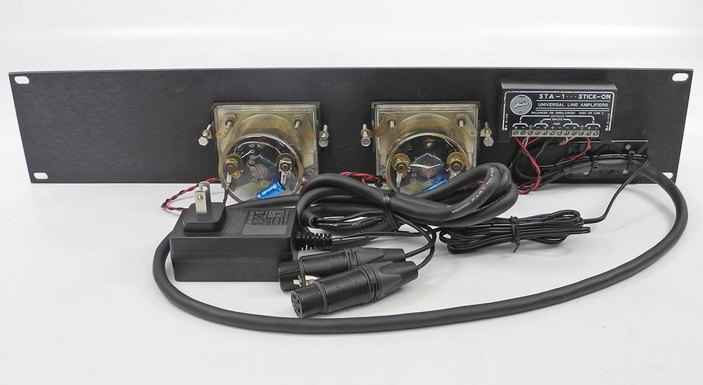 Studio Electronics Rack Mount Dual VU Meter Panel +4 Balanced XLR Inputs