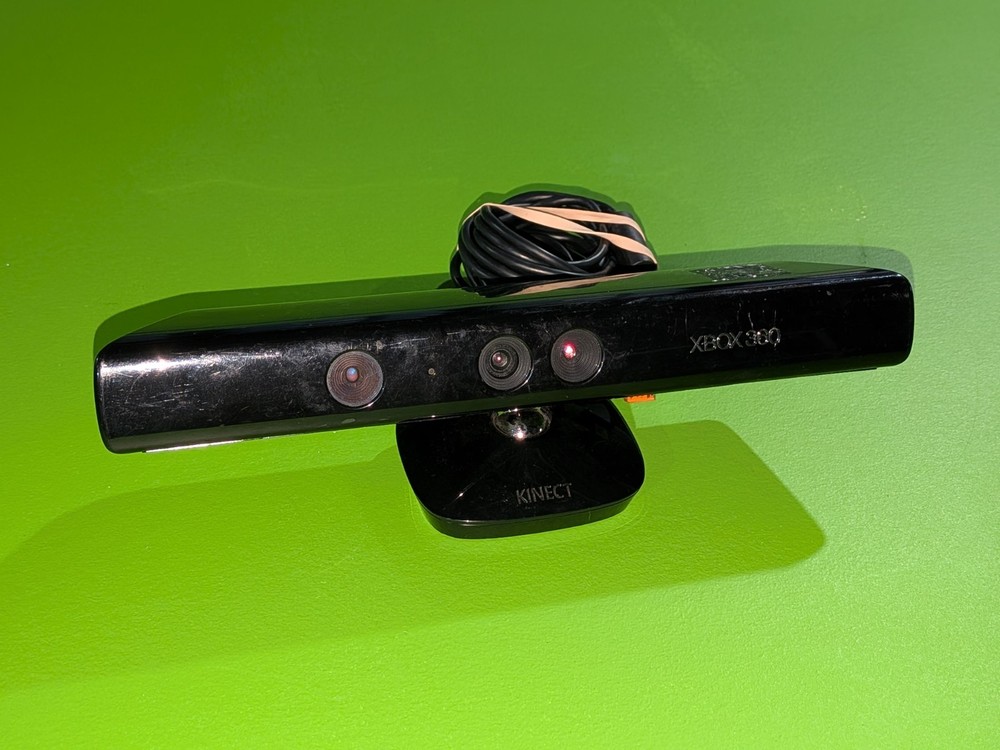 Microsoft Xbox 360 BLACK Kinect Sensor Bar Genuine Microsoft Xbox 360