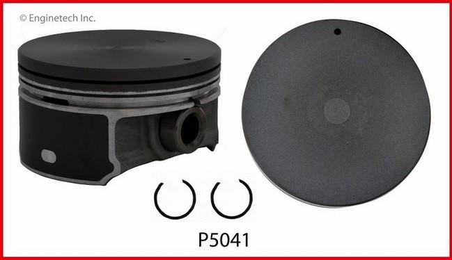 Coated Skirt Flat Top Pistons Set for 2002-2008 Chevrolet LS2 LQ4 LQ9 6.0L