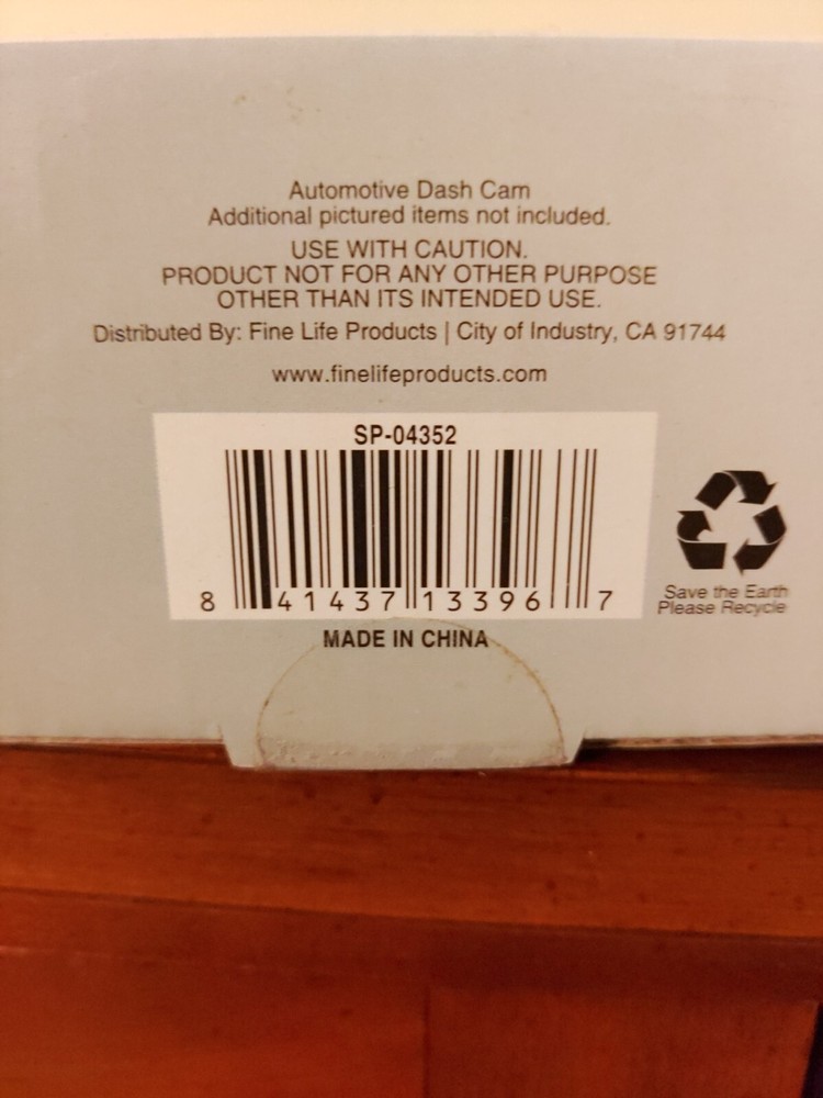 Dash Cam HD Rydz Automatic Ignition High Definition DVR 2.2” LCD, Time/Date Pic