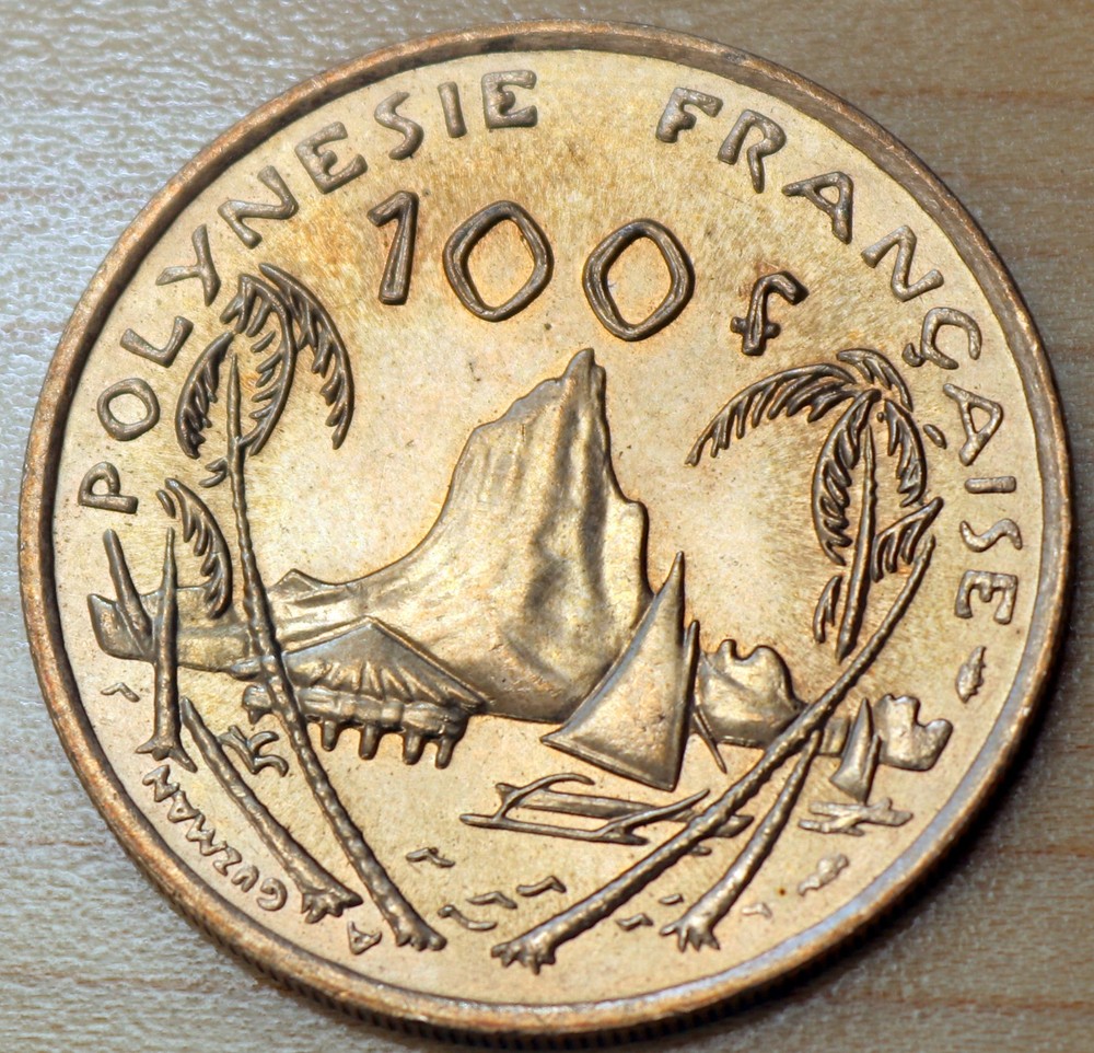 1976 French Polynesia 100 Francs Unc.