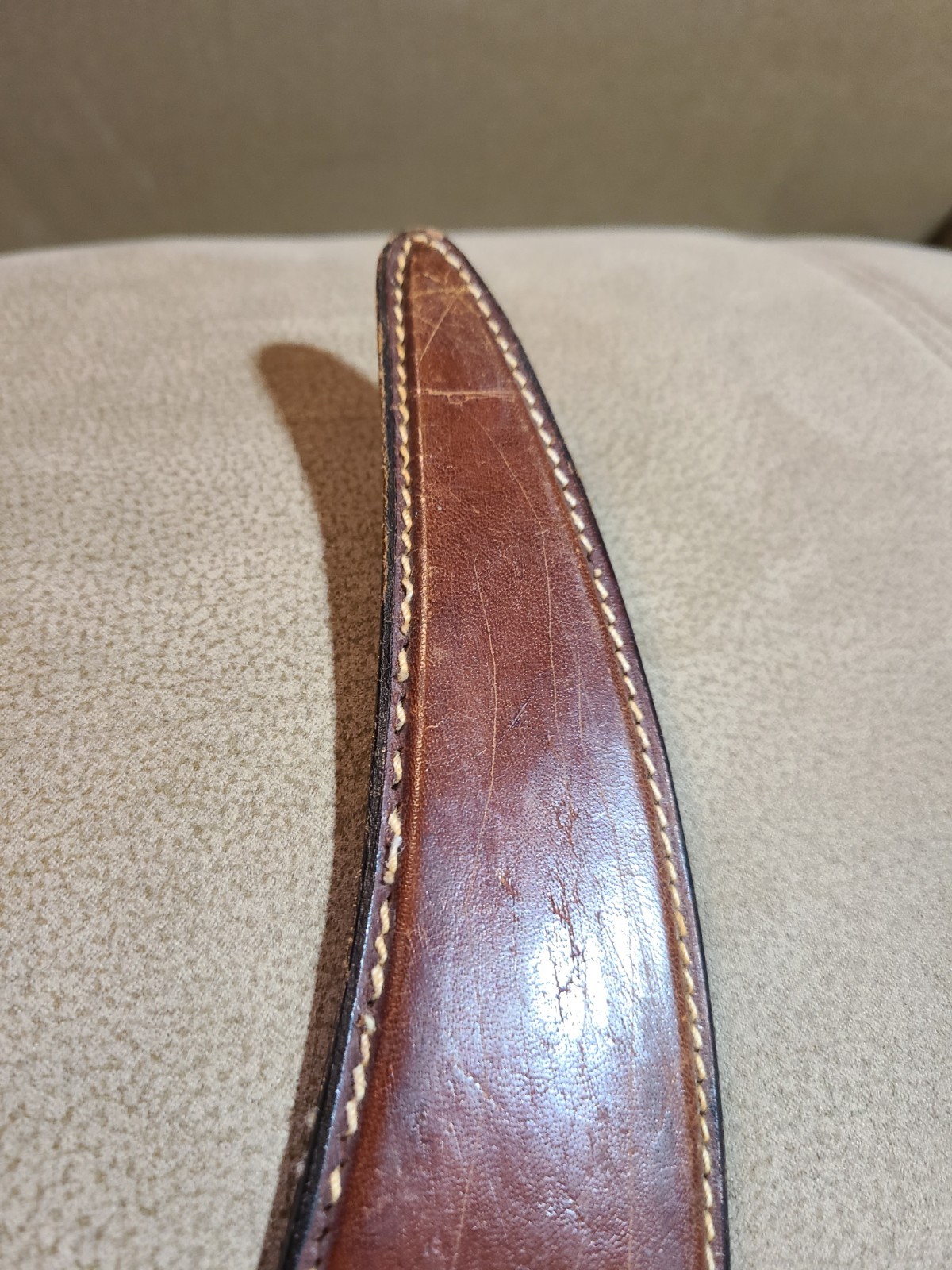 Vintage Scorpion Blade Antique Mexican Knife With Bull Horn Handle Circa 1890's