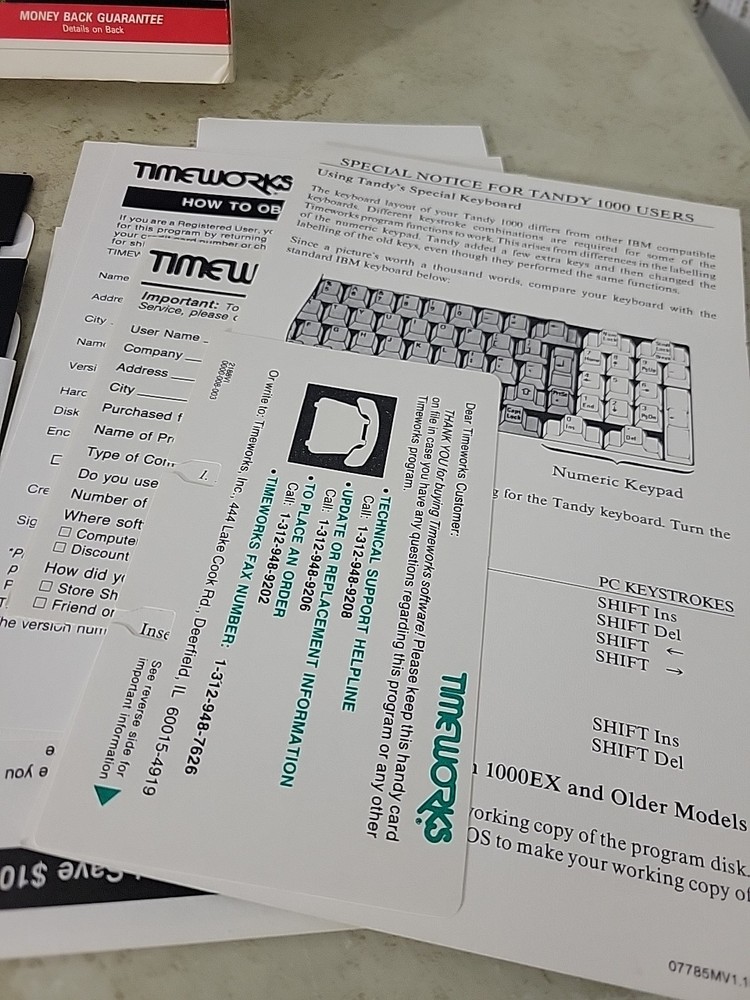 Timeworks WordWriter PC new in box Dos Word Processing Word Writer PC