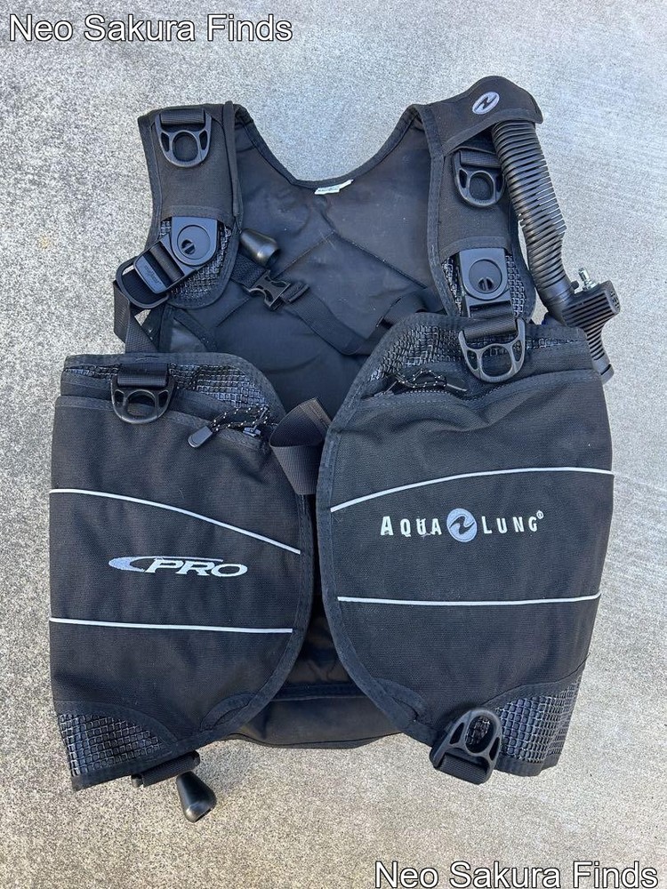 Mares Aqua Lung BCD Jacket Regulator Set - Needs Overhaul, Used