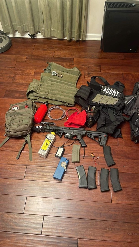 airsoft gun hpa full set up
