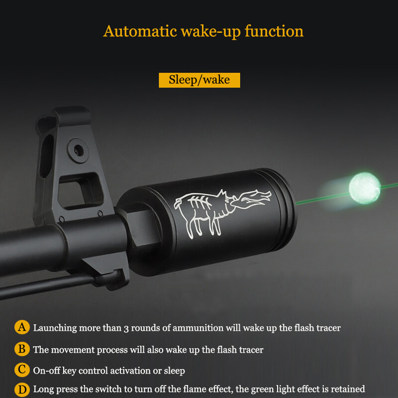 Paintball Airsoft Tracer Lighter Unit Decorator Spitfire Effect withFluorescence