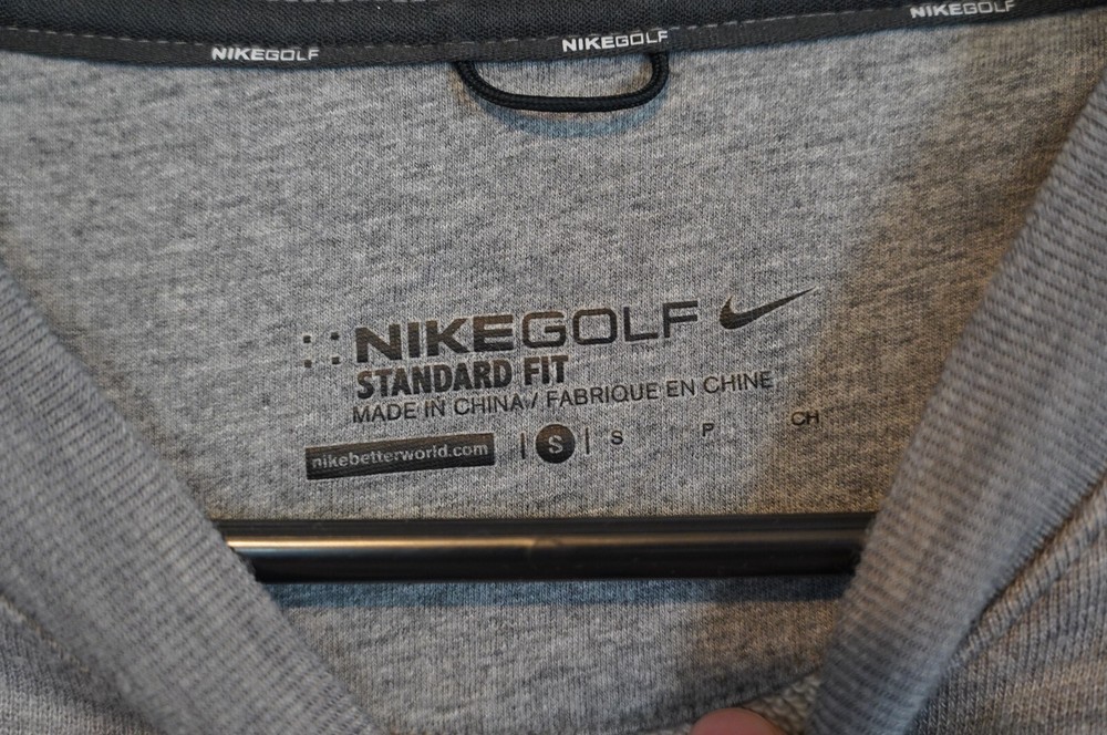 Nike Golf Sweater Crewneck Pullover, Men's Small, Gray