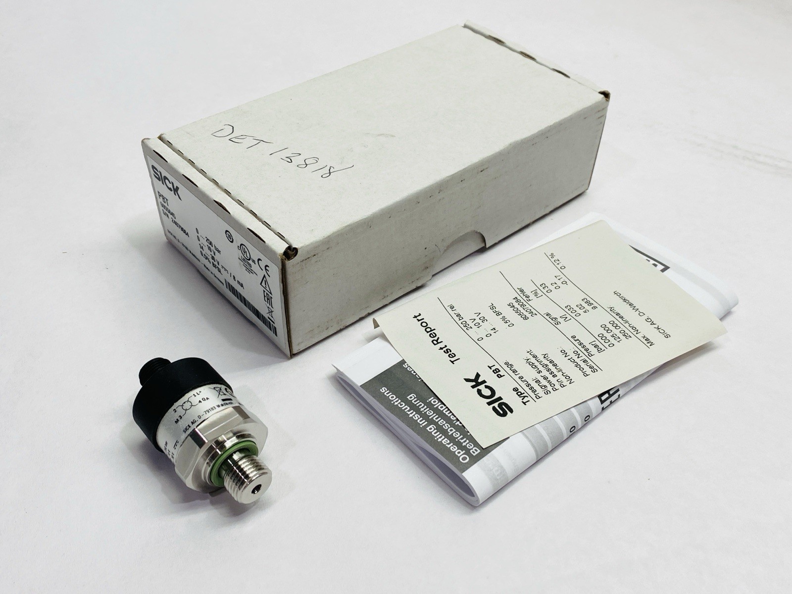 Sick PBT-RB250SG1SSFVMC0Z Pressure Sensor 0-250bar 6055045