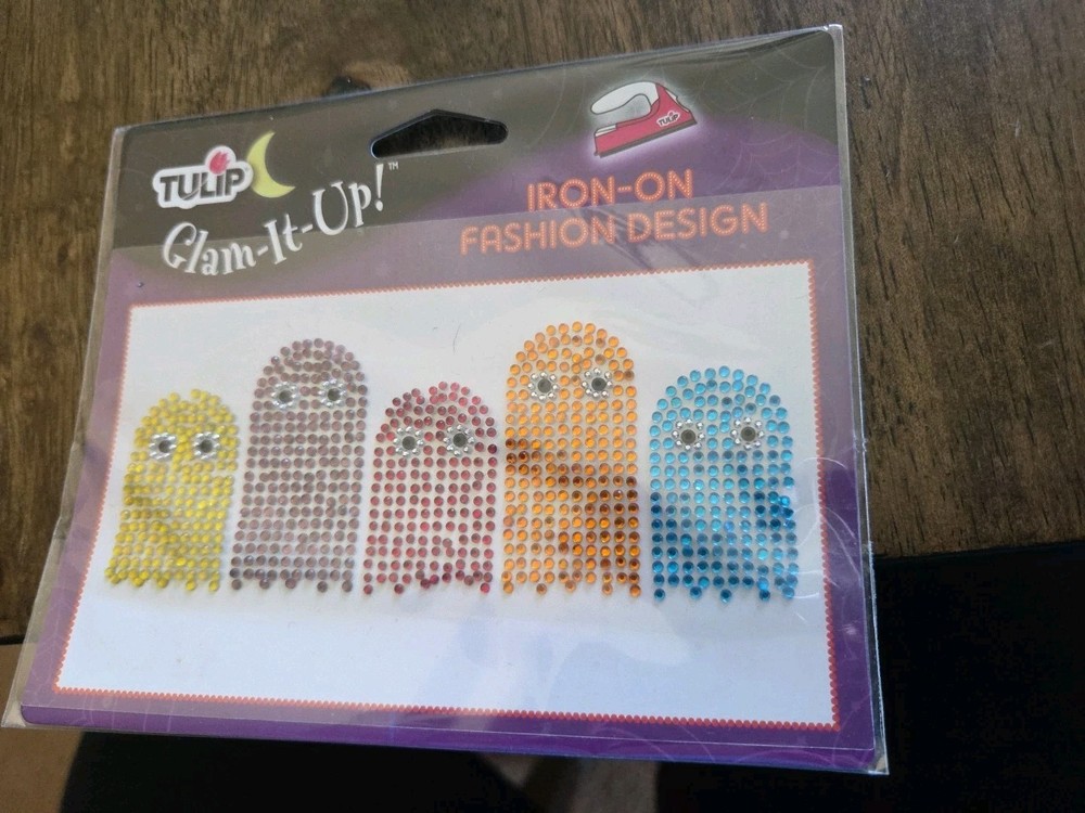 Tulip Iron-on Design Colorful Ghosts