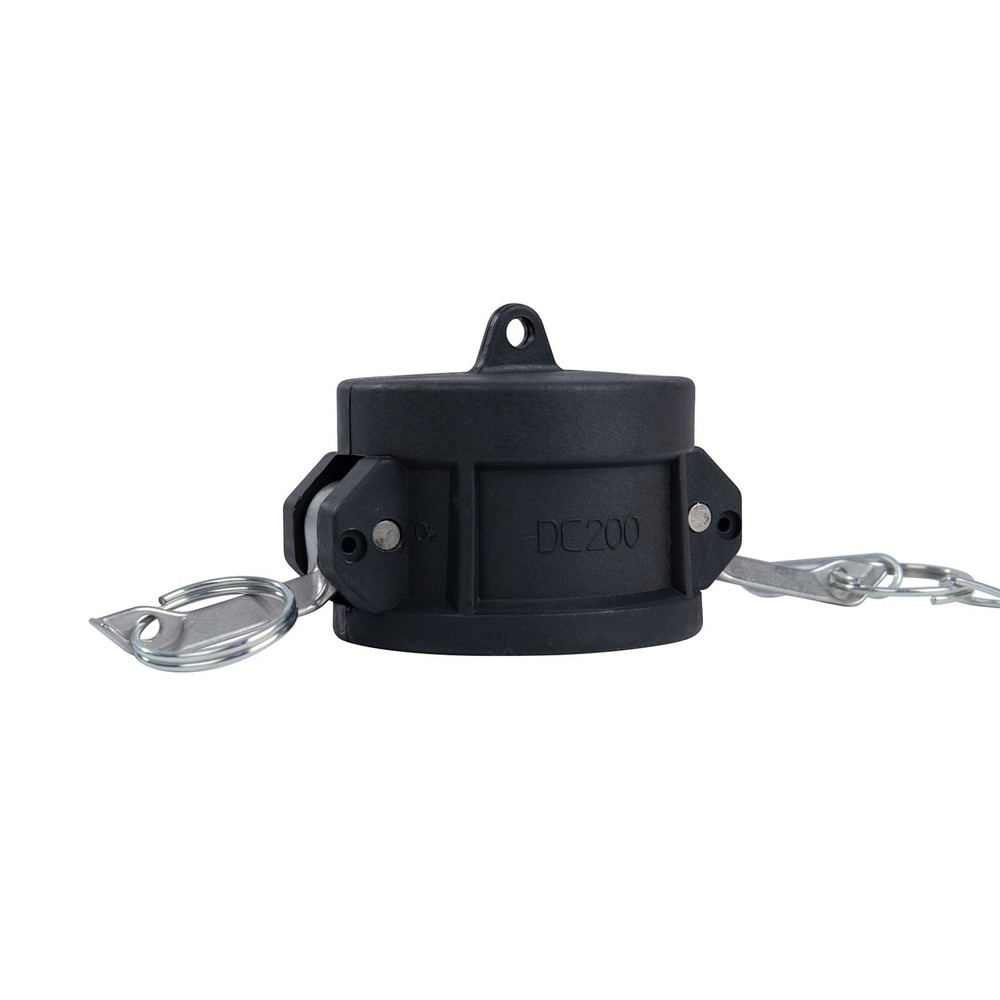 2 PCS 2 Inch Polypropylene Type DC Camlock Fitting Dust Cap 125psi Max