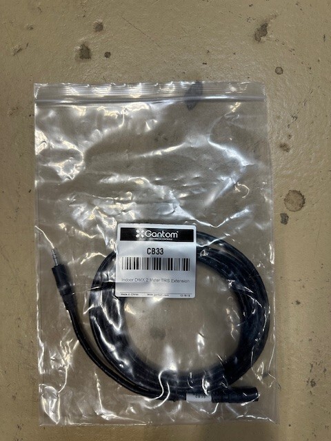 Gantom CB33 indoor dmx 2 meter TRS extension