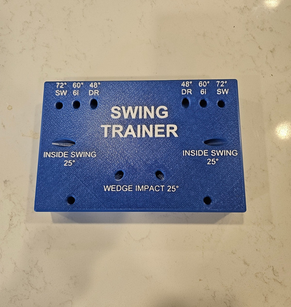 Combo Golf Swing Trainer and Putterific Putting Trainer Aid