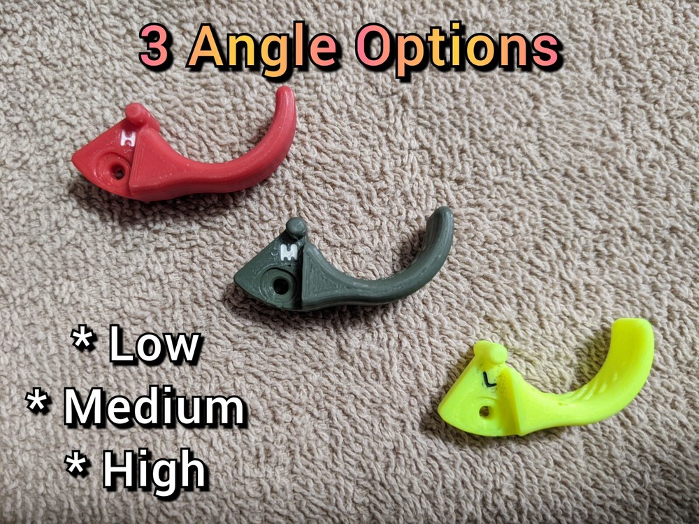 * (Set of 2) Ring Finger Flex * TRU Ball Release Extension Attachment 3D