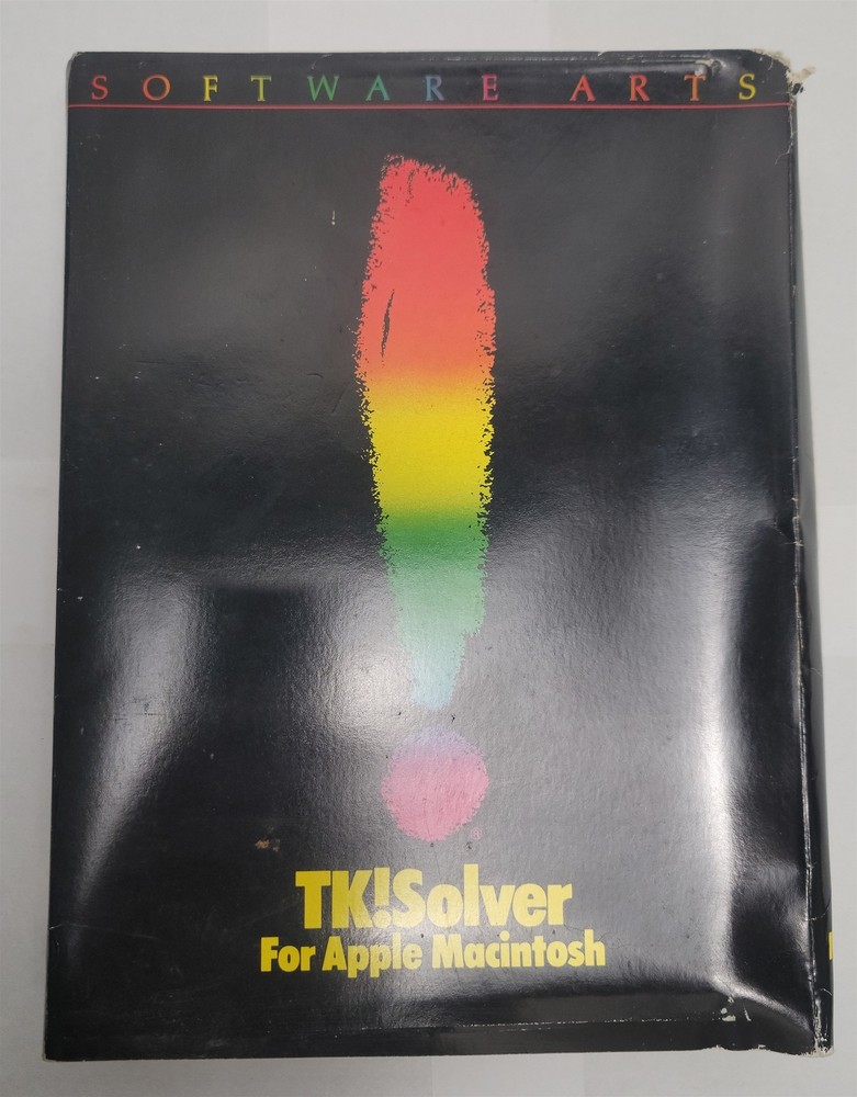 TK! Solver for Apple Macintosh - Box + Manual + Program Disk , 1984