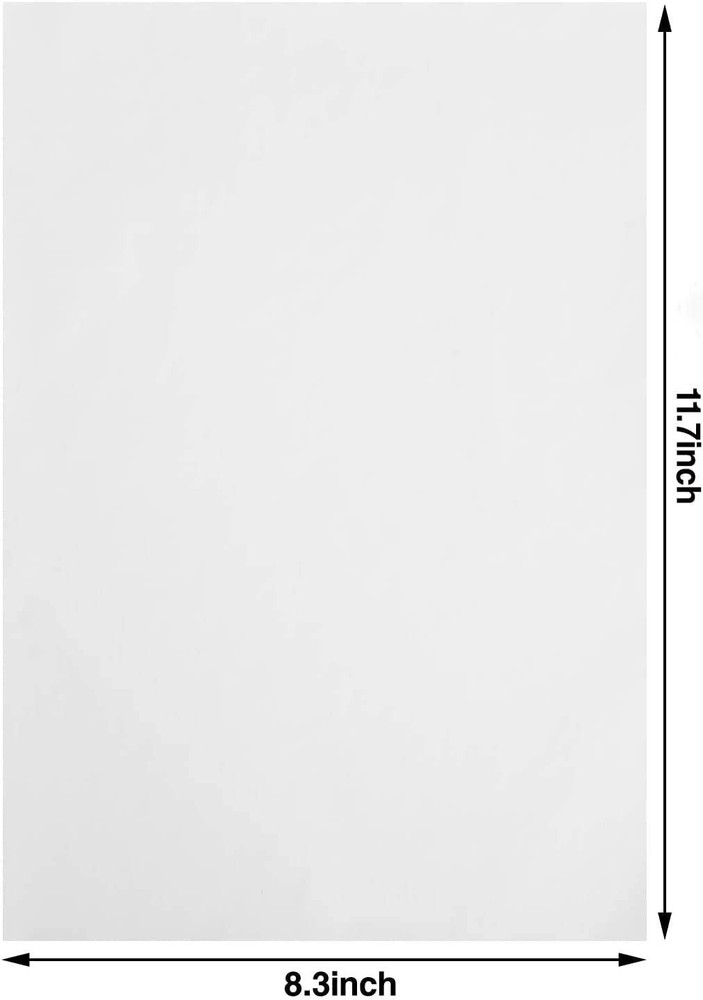 50 Sheets Carbon Paper White Graphite Transfer Tracing and