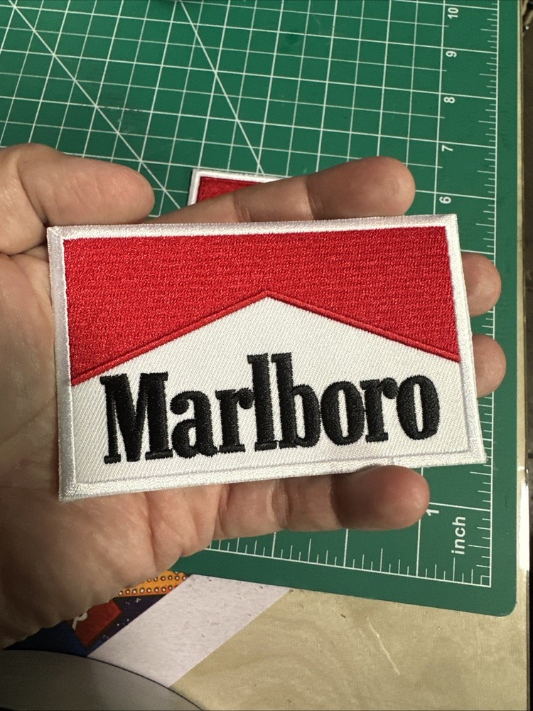 Iron-on Patch Marlboro Two Sizes - High Quality