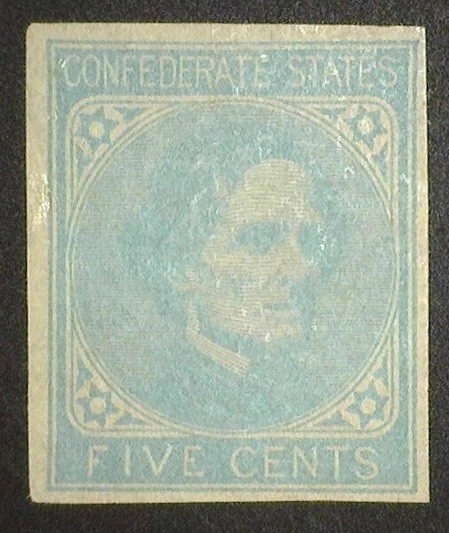 1862 US Scott – CSA 6 – Davis - MH - VF/XF - Nice Stamp!!