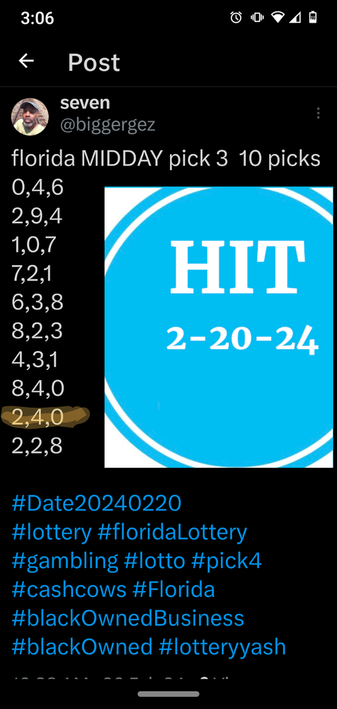 Florida Lottery Pack 4 Programs Numbers software CD for Windows 7 & 8 & 10