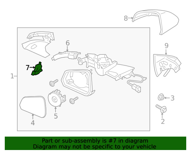 Genuine Ford Courtesy Light KR3Z13B374A