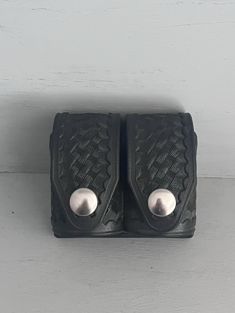 HKS Black Basketweave Speedloader Case - New