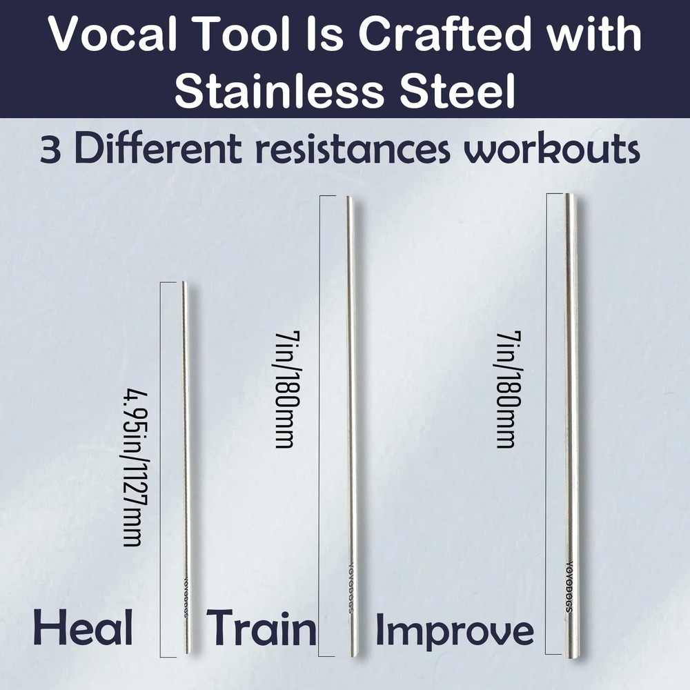 Vocal Training Straw for Singing Exercises and Speech Therapy Tool