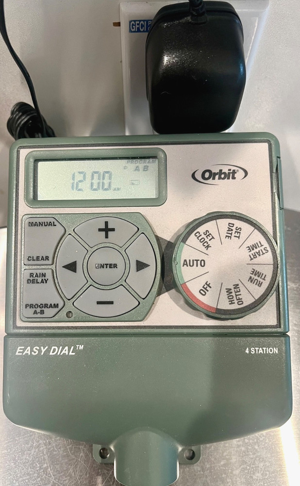 Orbit 4 Station Indoor Easy Dial Sprinkler Timer MODEL 57874