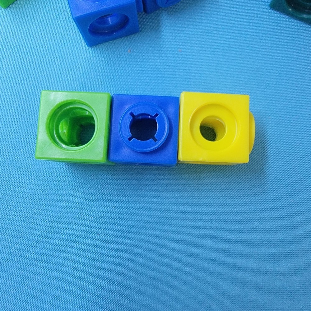 Numberblock Hand2mind Math Link Replacement Cubes 100 Count 10 Per Color