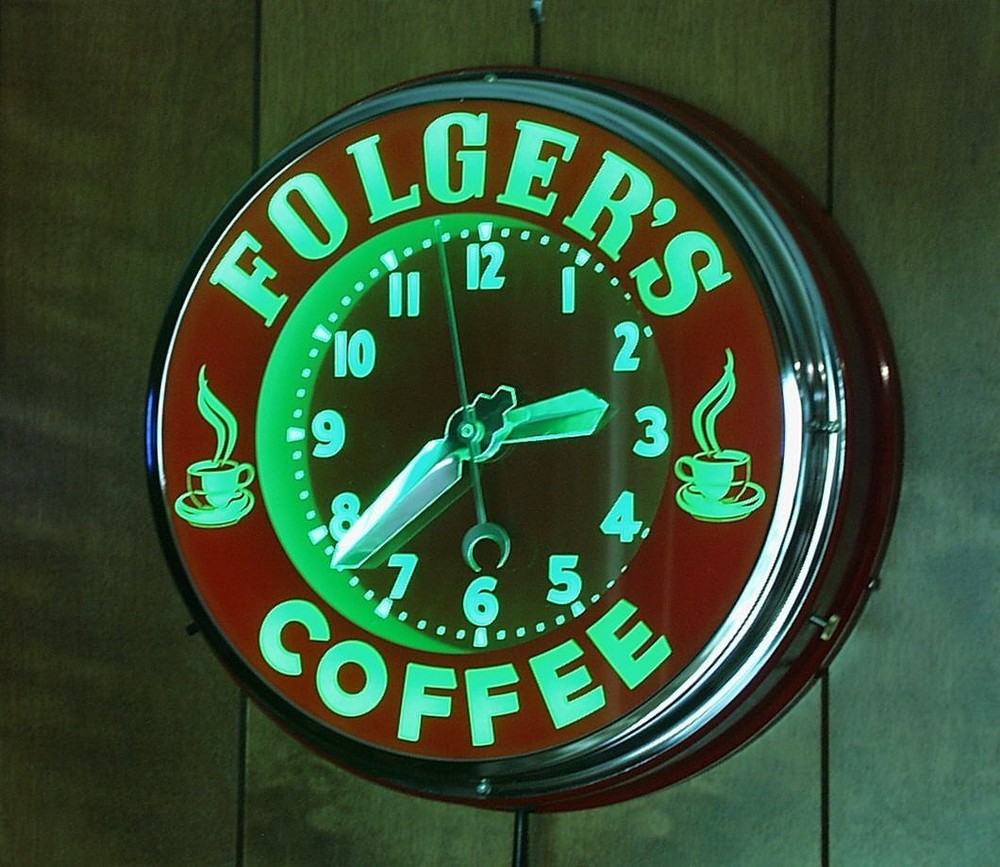 Glo-Dial Neon Clock Crescent Moon Second Hand--2-56 Thread Bushing (NOS)