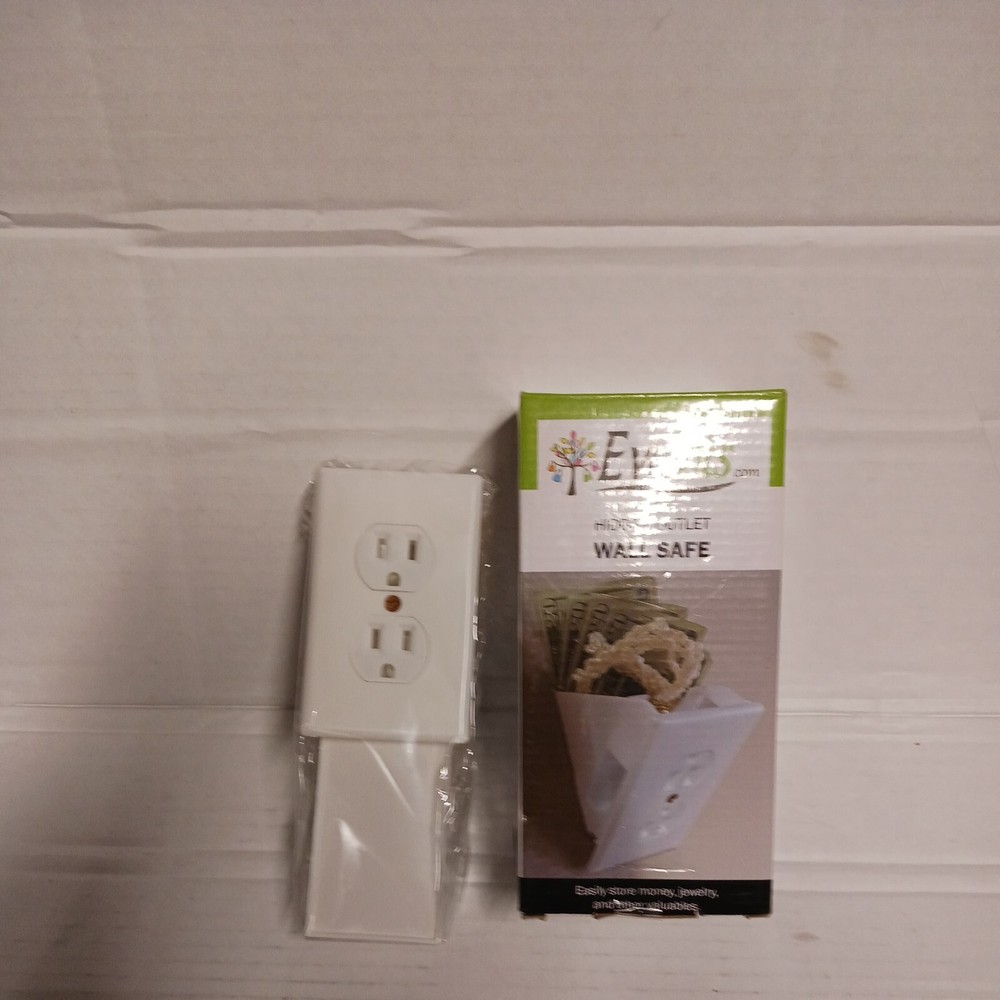 Wall Safe Electrical Outlet Socket Diversion Hidden Home Security Secret Stash
