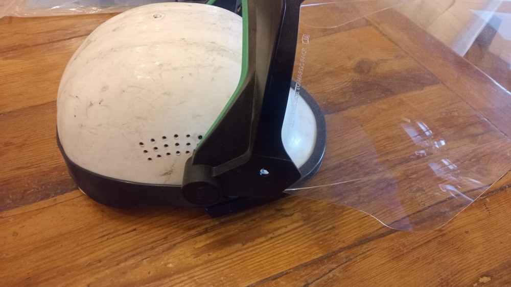 MSA 10187162 Universal Black Face Shield Frame & Visor 10115836 (Clear) Lot