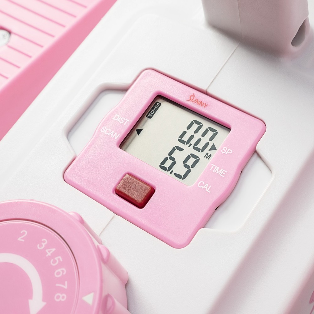Pink Sitting Under Desk Pedal Exerciser Portable Training Machine Leg Exercise
